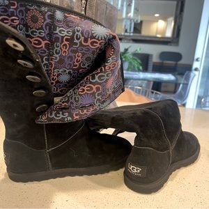 Womens black UGG boots